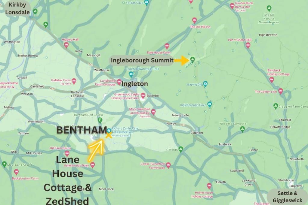 Cosy 3 Bed Cottage Near 3 Peaks - Log Burner & Aga Bentham Eksteriør bilde